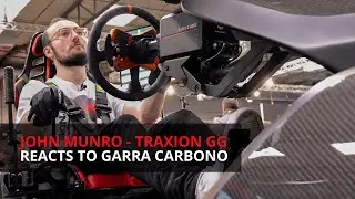 John Munro from TraxionGG Reacts to the ImSim GARRA Carbono at Simracing Expo 2025