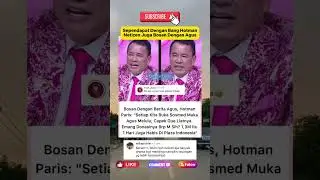 Hotman Paris Bosan dan Capek Liat Kasus Agus