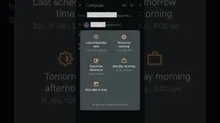 Do you guys know How To schedule a mail📧?🤔 Watch till the end✅️ #shorts #trending #gmail #schedule