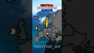 neutral countries in Europe. may not be accurate #geography #maps #europe #neutral