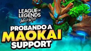 MAOKAI SUPPORT (PBE) va a ser TIER GOD S+ de lo FUERTE QUE ES
