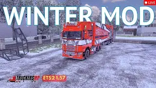 🔴 LIVE: ETS2 TruckersMP Winter Mode ❄️ | Realistic Snow Driving | Funny Traffic | TMP Live