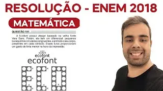ENEM 2018 A Ecofont possui design baseado na velha fonte Vera Sans. Porém, ela tem um diferencial