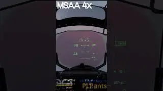 HUD and MFD -  MSAA vs DLSS