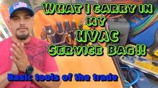 Klein 17" HD tradesman pro tool bag loadout. What's in my tool bag for everyday service calls (HVAC)
