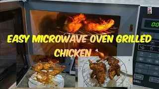 Easy Microwave Grilled Chicken | মাইক্রোওয়েভ ওভেনে গ্রিল চিকেন ঘরেই বানান 🍗