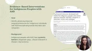 ASD (assessment and intervention) in Indigenous populations