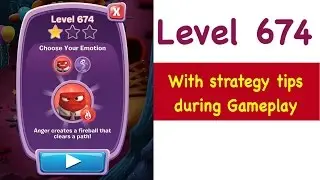 Inside Out Thought Bubbles - Level 674 - Tips and Strategy Gameplay Walkthrough No Boosters