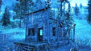 HEAVY RAIN SOUNDS for SLEEPING 10 hours