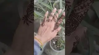 back hand side mehandi design for beginners college going girls and women