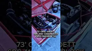 200MPH+ ON ICE?!? 🤯🧊 #procharged Opel Kadett FULL SENDS with F-1X Blower!! #procharger #boosted