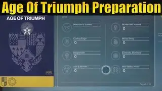 Destiny - Age Of Triumph Year 3 Book Preparation ALL Challenges We Can Do Now!