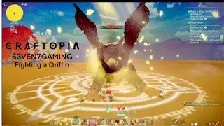 Craftopia: Fighting a Griffin