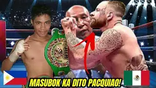 ALYAS LITTLE PACQUIAO NG PINAS | GINULAT ANG MEXICAN WORLD CHAMPION SA BALWARTE!