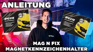 Anleitung: MagNfix Magnet Kennzeichenhalter