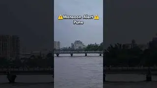Pune monsoon Alert 25 july | Mutha river overflows | Bhide bridge flooded #pune #monsoon #alert