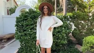 Arach&Cloz Sweater Dress Try-On | Amazon Finds | Spring Collection | Outfit