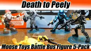 Unoxing - Moose Toys Fortnite Battle Royale Collection Battle Bus Figure 5-Pack