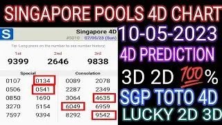 10-05-2023 Singapore Pools 4d chart || Singapore Pools 4D Prediction || SGP 4D CHART WIN PROOF