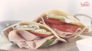 Pita con Pechuga de Pavo Sabori&reg; Al Natural