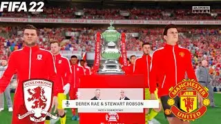 FIFA 22 | Middlesbrough vs Manchester United - The Emirates FA Cup - Full Gameplay
