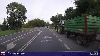 Święcice (05-860) - POLAND DASHCAM 2019 Road Trip WWW.TOFIL.NET