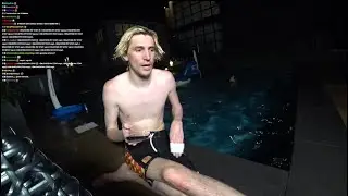 xQc Has a Pool Party with Family and Friends!