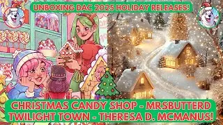 Unboxing Diamond Art Club Christmas 2025 Drop! Christmas Candy Shop and Twilight Town