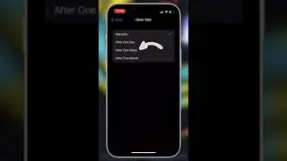 How you don't have to close the tabs in Safari yourself