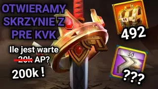 Otwieramy 492 skrzynie z PreKvK!!! Co jest w środku? Rise of Kingdoms