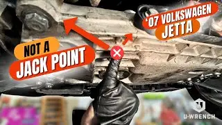2007 Volkswagen Jetta Motor Mounts Destroyed Plus Cracked Subframe | Wrong Jack Point!