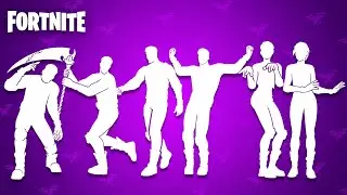 All Popular Fortnite Dances & Emotes! (Reaper's Showtime, Dancin' domino, Social climber)