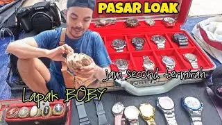JAM TANGAN BEKAS SEIKO5 FERARY-G.SOCK CAMERA  CANON TAS KULIT‼️Pasar Loak Kebayoran Lama 