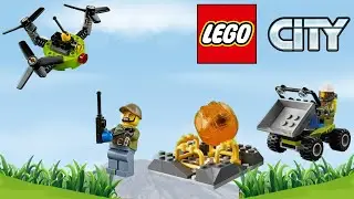 #LegoCity #Volcano #Exploration (60124) | #Building #Drone and mini-#truck | Part 1 #lego