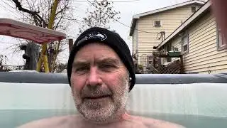 Coldplng 1/17/26 - 38F Water & outdoor temps. 8 minutes in. 
