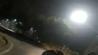 POV/ Ride along Royal Enfield Interceptor / Continental GT riding at night.