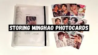 Storing Minghao photocards - my fourth Seventeen bias!