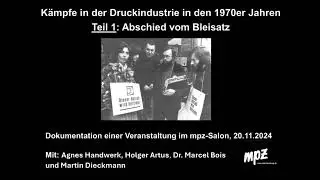 Arbeitsk&auml;mpfe in der Druckindustrie (1970er Jahre) - Teil 1