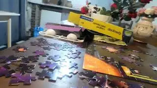 solar system puzzle assembly.