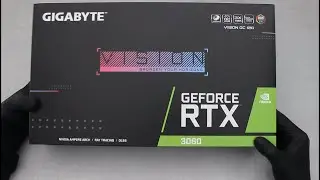 Gigabyte Vision RTX 3060 OC 12GB , Unboxing