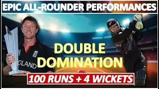 Rare ODI Feats: 100+ Runs & 4+ Wickets In Same Match&ndash; Best All-Round ODI Performances