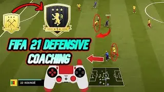 FIFA 21 COACHING | COACHING A GOLD PLAYER TO DEFEND | HOW TO GET A HIGHER FUTCHAMPIONS RANK