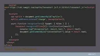 How to Convert an Image to Text Using Javascript and Tesseract.js