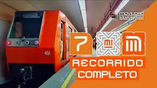 [STC METRO] Línea 7 | Recorrido Barranca del Muerto - El Rosario. | Movilidad Metroaficionada