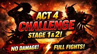 Shadow Fight 2 – Act 4 Challenge Stages 1 & 2 | Full Fight Gameplay (No Damage)