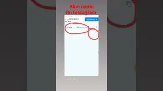 blue name on Instagram| blue name kaise likhe Instagram me
