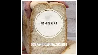 Pan de molde sin gluten  y sin lactosa preparando con panificadora ZERO GLU y Mix Schär