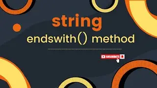 (RK) endswith() string method in python
