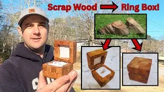 How I Created a DIY Ring Box from Scrap Oak Wood