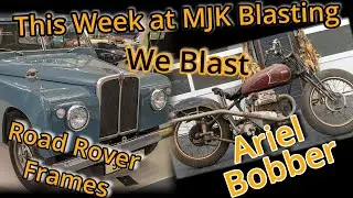 MJK Blasting frames from a ROAD ROVER 1 of 2 cars in the world & an Ariel Bobber                ASMR